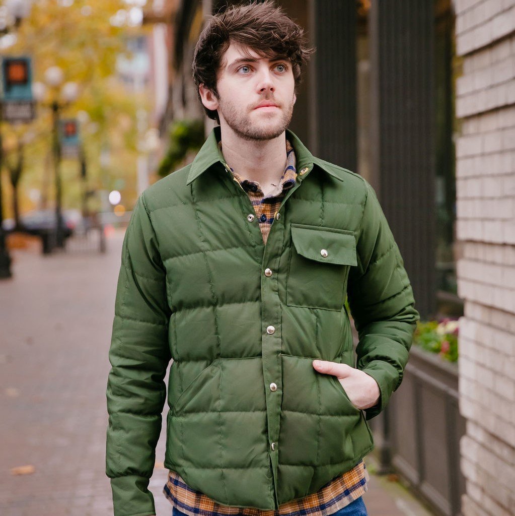 Down Shirt - Olive
