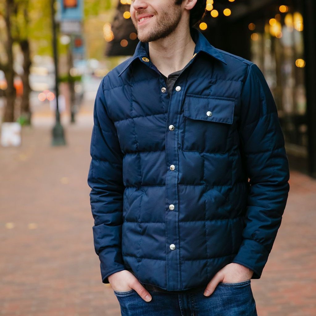 Down Shirt - Navy