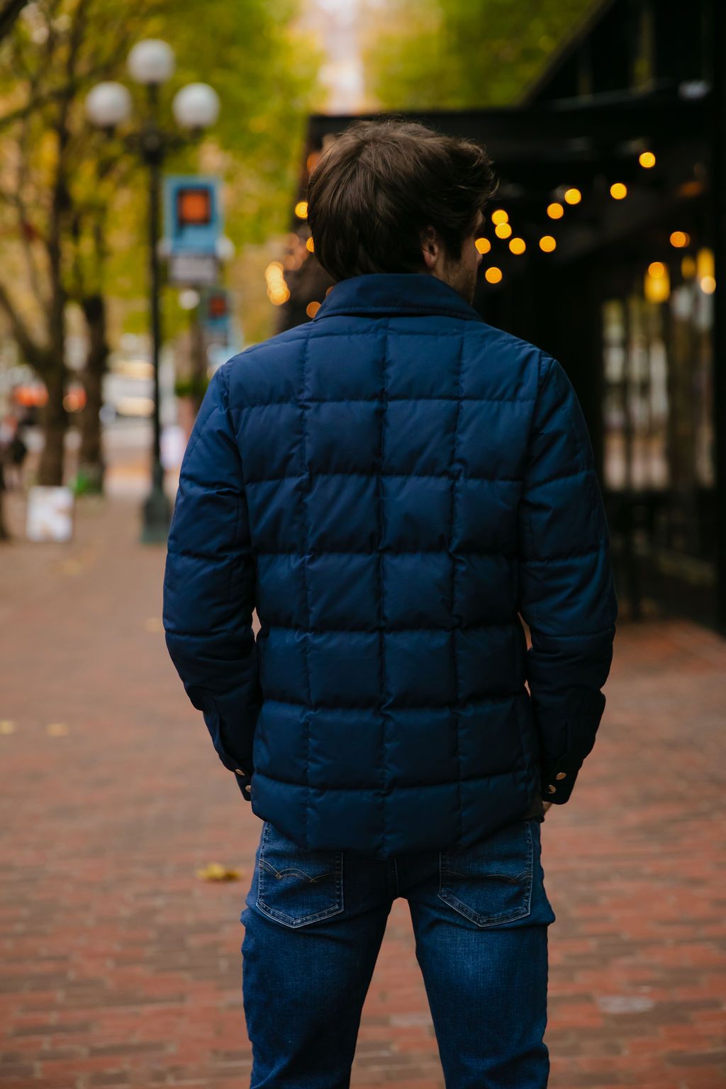 Down Shirt - Navy