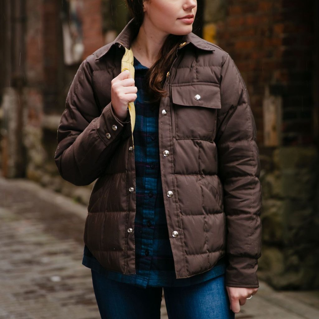 Down Shirt - Brown