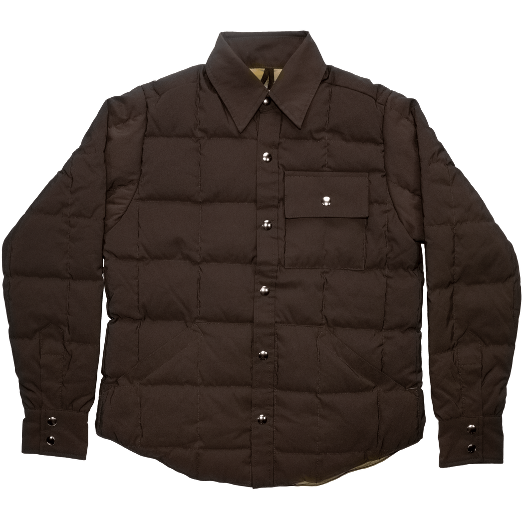 Down Shirt - Brown